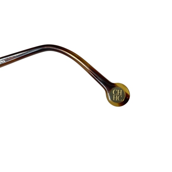 Carolina Herrera VHE717K 0844 Blue Brown Eyeglasses Frames - Picture 4 of 5